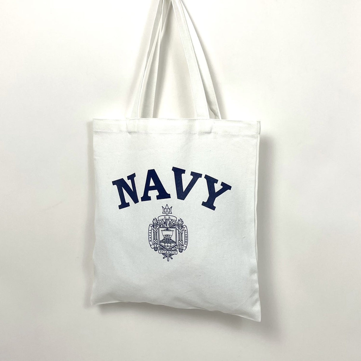 ＵＳ N.A. ネービーアカデミー. ホワイト, トートバッグ 新品 A6N-WHT-