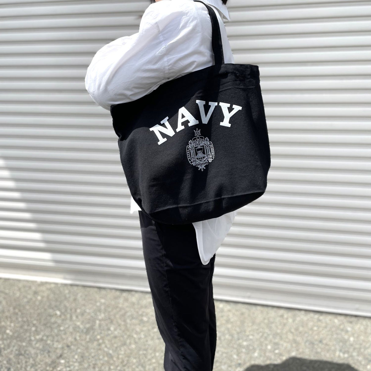 （5/20まで特価）ＵＳ N.A. ネービーアカデミー. ブラック, トートバッグ 新品 A6N-
