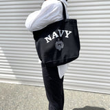 （5/20まで特価）ＵＳ N.A. ネービーアカデミー. ブラック, トートバッグ 新品 A6N-