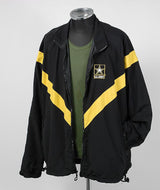 アメリカ軍 U.S.ARMY ブラック 後期型 APFU トレーニングジャケット USED A78BU=