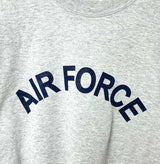 (10/31まで特価)アメリカ空軍 AIR FORCE ブループリント グレー スウェットシャツ USED A84U