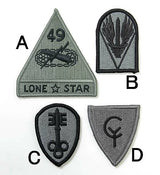アメリカ軍 ACU ベルクロ付 部隊章ワッペン 新品 ACU-B2-