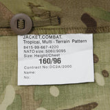 イギリス軍 MTP トロピカル コンバットジャケット 新品 B66N=