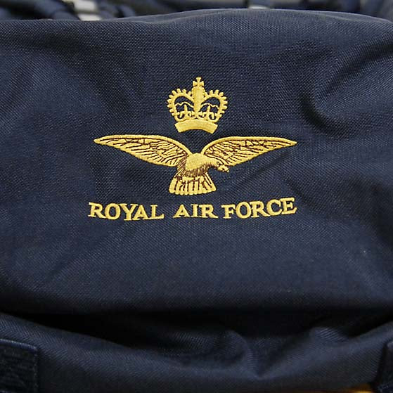イギリス空軍 RAF ブルー ラックサック BランクUSED B9U2