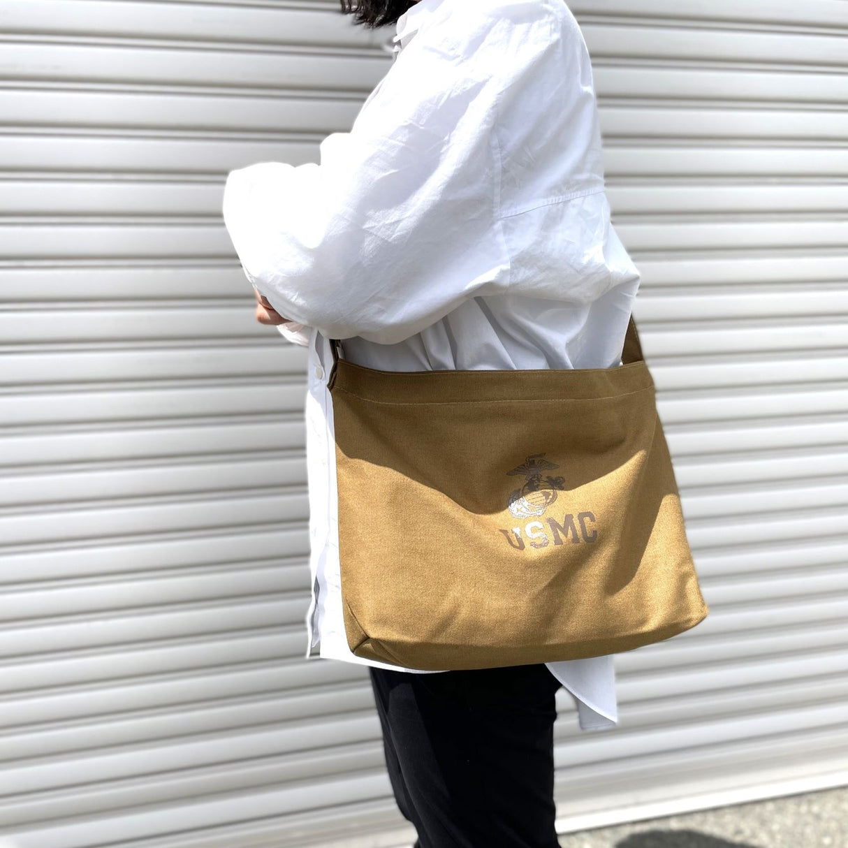 ＵＳ M.C. マリーン. コヨーテ, ショルダーバッグ 新品 A8N-