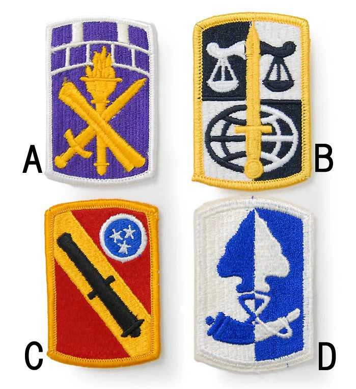 アメリカ軍 ミリタリー カラー部隊章ワッペン 新品 BRANCH-CN2-
