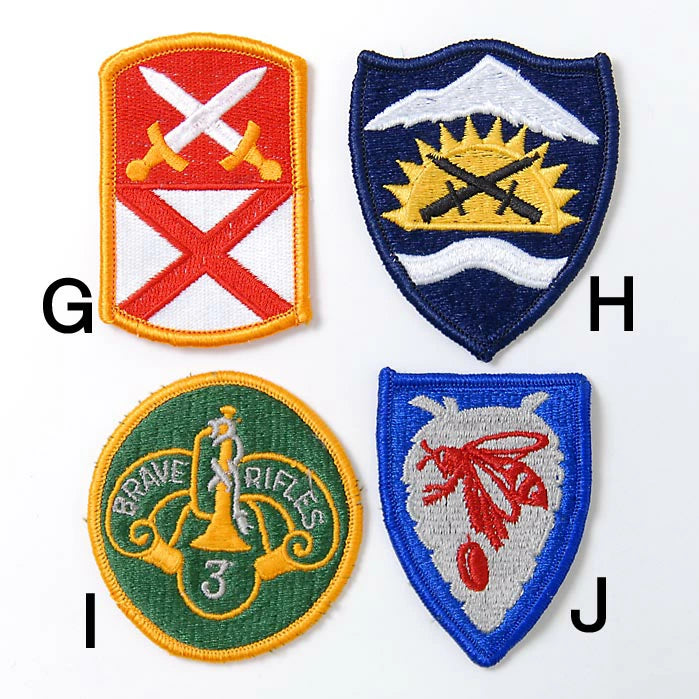 アメリカ軍 ミリタリー カラー部隊章ワッペン 新品 BRANCH-CN3A-