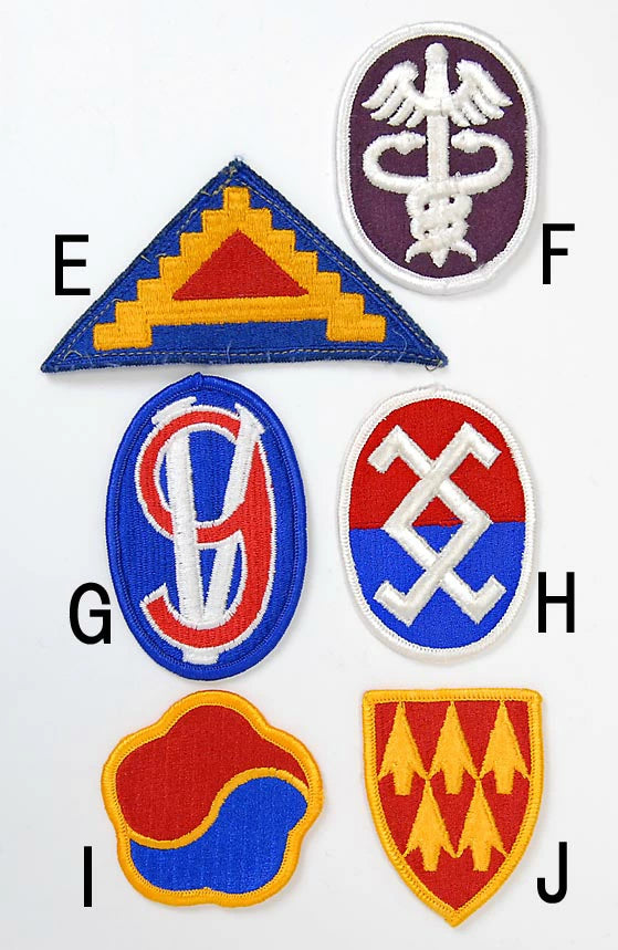 アメリカ軍 ミリタリー カラー部隊章ワッペン 新品 BRANCH-CN4-