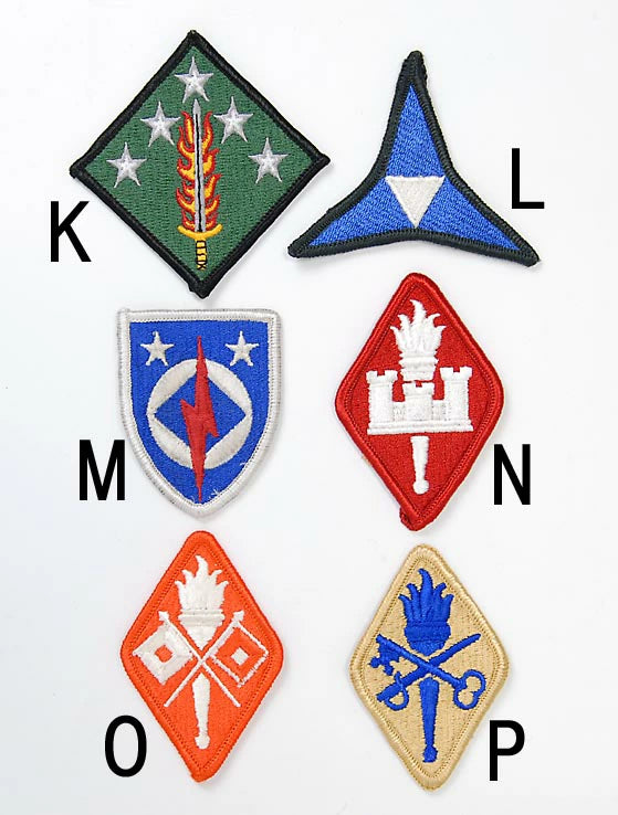 アメリカ軍 ミリタリー カラー部隊章ワッペン 新品 BRANCH-CN4-