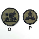 アメリカ軍 ミリタリー OD 部隊章ワッペン 新品 BRANCH-GN5A-