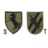 アメリカ軍 ミリタリー OD 部隊章ワッペン 新品 BRANCH-GN-