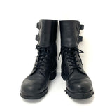 チェコ軍 ブラック M60 レザー コンバットブーツ USED 159U