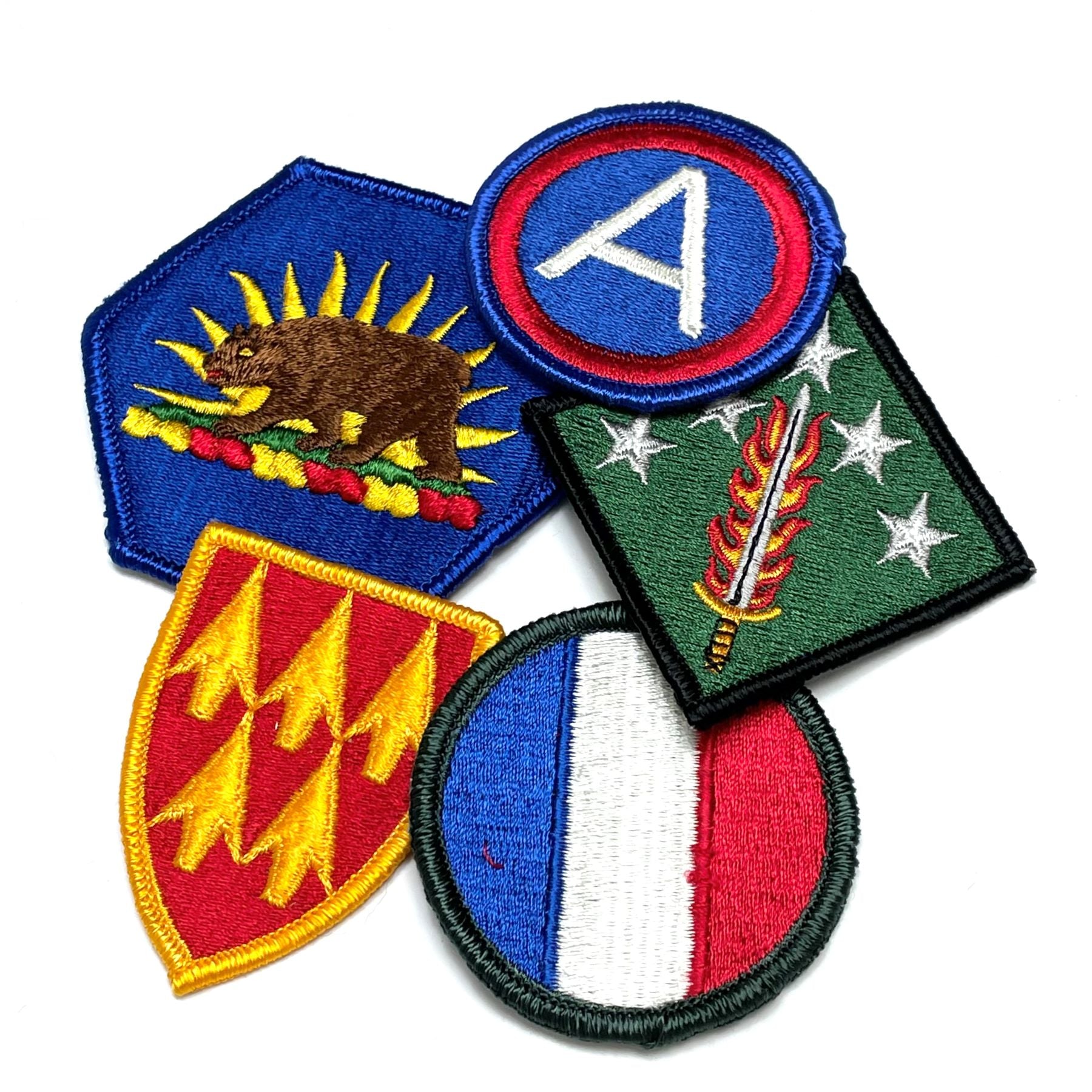 ワッペン 一覧④ 5枚セット】アメリカ軍 カラー 部隊章ワッペン 新品 COLOR5-D- – L.A.BOY