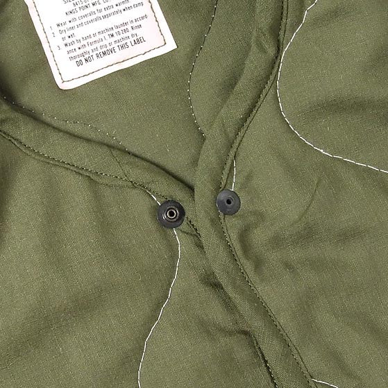 アメリカ軍 OD CVC カバーオール ジャケットライナー 新品 CVC-LINER-N