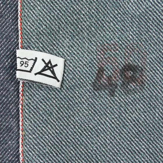 スイス軍 後期型 デニム ワークジャケット 通常ボタン 上質USED