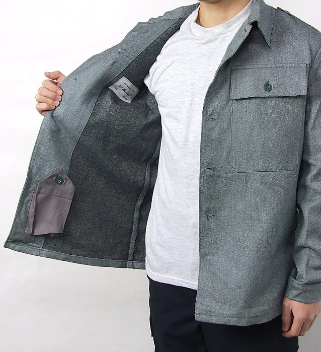 スイス軍 後期型 デニム ワークジャケット 通常ボタン 新品