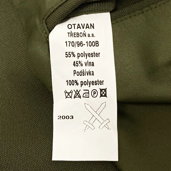 チェコ軍 OD パイピングジャケット 新品 E61GN
