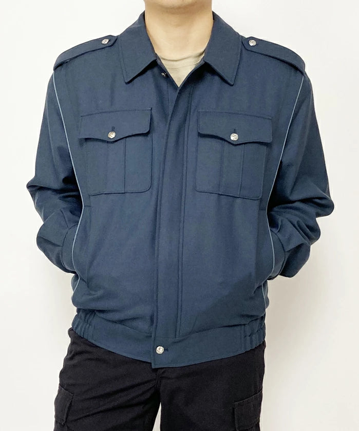 チェコ軍 ブルーグレー パイピングジャケット 新品 E61YN