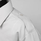 オーストリア軍 グレー 長袖ドレスシャツ 新品 E81N-