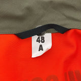 スイス民間防衛 グレー&オレンジショルダー フィールドジャケット 新品 E93N