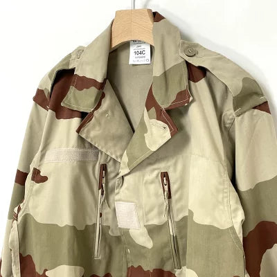 (10/10まで特価)フランス軍 F-1 デザートカモ HBT フィールドジャケット（新品）F21DN-HBT=