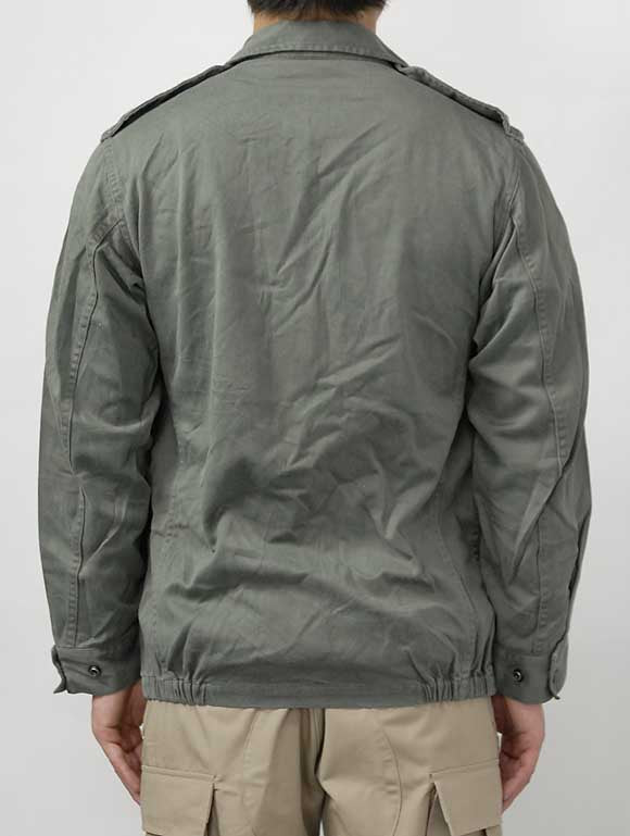 (2/21まで特価)フランス軍Ｆ２．ＯＤ．フィールドジャケット（上質ＵＳＥＤ）Ｆ２１N３=