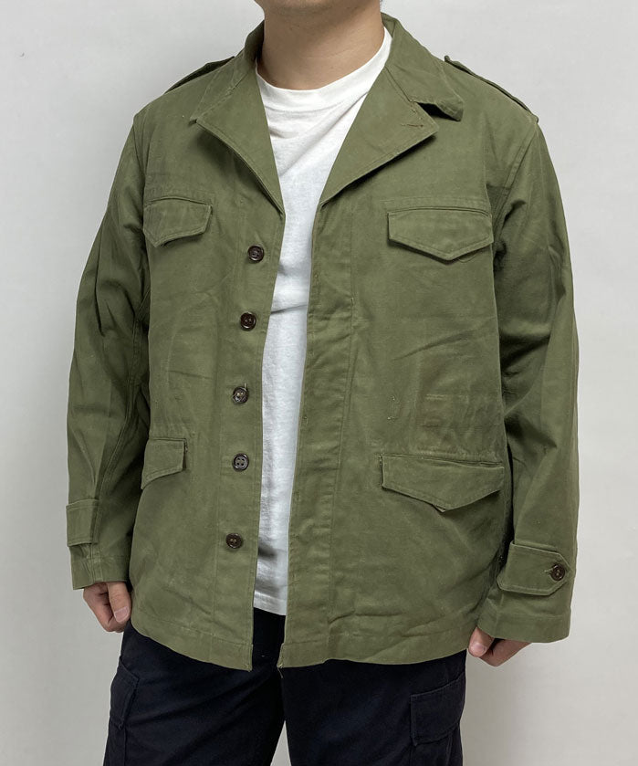 【訳あり】フランス軍 ビンテージ M-47 フィールドジャケット 前期型初期 USED F24VUVD
