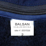 フランス ネイビー BALSON セキュリティーポリス プリーツジャケット 新品 F35N
