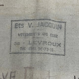 フランス軍 ビンテージ モーターサイクル レザージャケット（USED）デザインA　F47UA