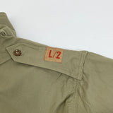 (9/5まで特価)	 フランス軍 ベージュ ビンテージ M-47 チノシャツ 新品 F49VN=