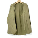 (9/5まで特価)	 フランス軍 ベージュ ビンテージ M-47 チノシャツ 新品 F49VN=