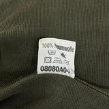 (5/2まで特価)ドイツ軍 OD ハーフジップ トリコットプルオーバーシャツ USED G21U-