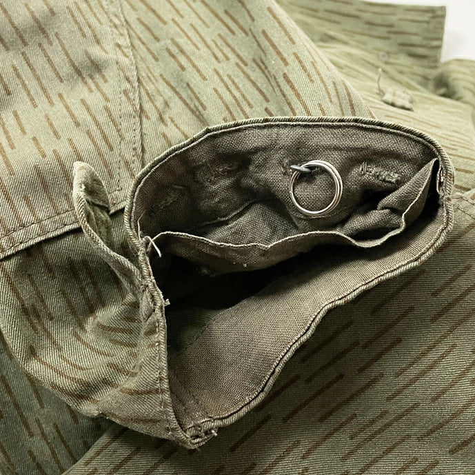 旧東ドイツ軍 NVA レインドロップカモ フィールドジャケット サイドポケット付 新品 G26NP=