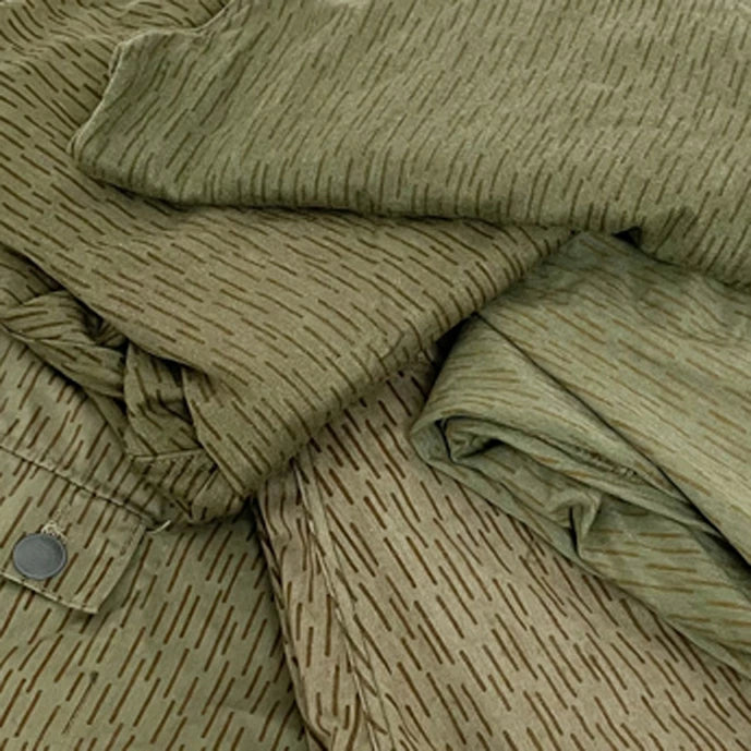 旧東ドイツ軍 NVA レインドロップカモ フィールドジャケット サイドポケット付 USED G26UP=