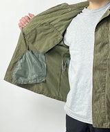 旧東ドイツ軍 NVA レインドロップカモ フィールドジャケット サイドポケット付 USED G26UP=