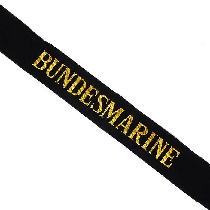 ドイツ海軍 BUNDESMARINE キャップバンド 新品 GR-CAP-BAND-