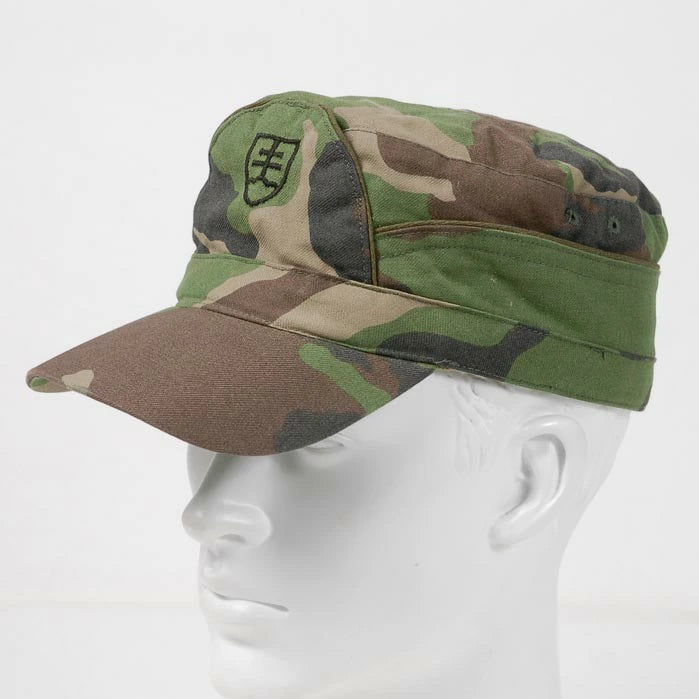 スモール特価 チェコ軍 ウッドランドカモ M-97 フィールドキャップ USED M38CU-SB-