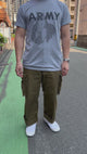 アメリカ軍 U.S.ARMY グレー "アンクルサム" IPFU リメイクTシャツ【FB-TS-ML0007B-】