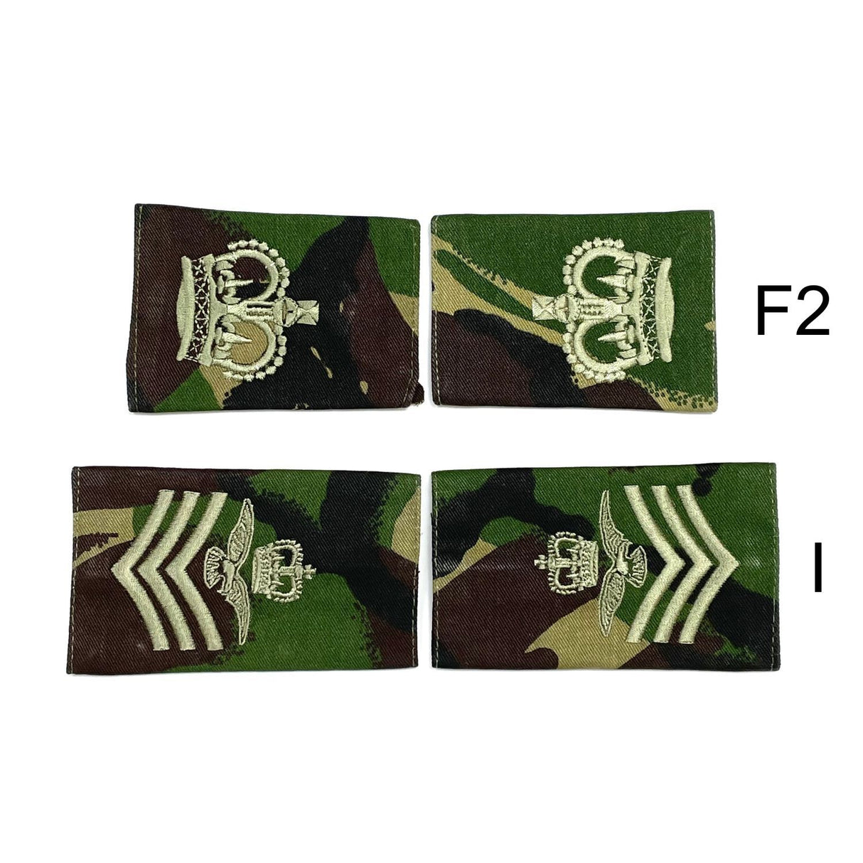 イギリス、ロイヤルエアフォース、ショルダーランク（新品）SHRANK-UKCAMO