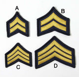 アメリカ海軍 U.S.NAVY 階級章 小ワッペン 新品 RANK-SNV-