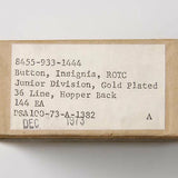 アメリカ軍 ROTC ゴールド 記章ボタン 新品　RBTN-