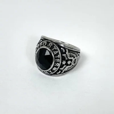 US.ARMY.ラインストーンリング 新品 92-