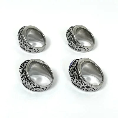 US.ARMY.ラインストーンリング 新品 92-