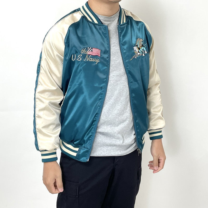 ＵＳ．ＮＡＶＹ，リバーシブルスカジャン（新品）RK-1N=