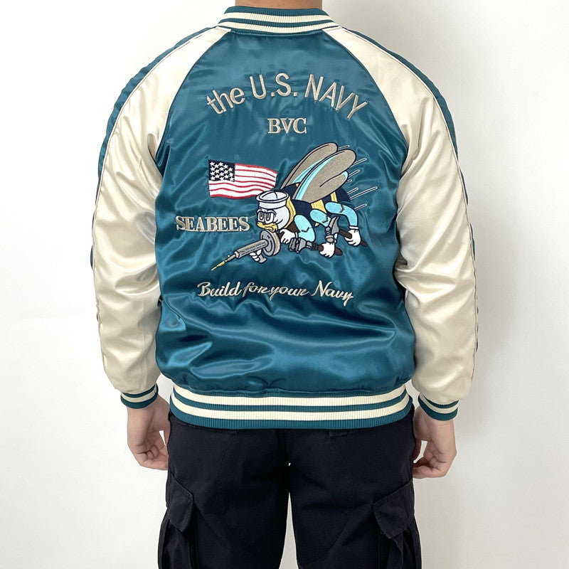 ＵＳ．ＮＡＶＹ，リバーシブルスカジャン（新品）RK-1N=