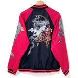 ＵＳ．月に龍、スカジャン（新品）ＲＫ-A1N=