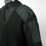 (1/17まで特価)フランス、ダークグリーン、コンバットセーター（ＵＳＥＤ）Ｓ１８Ｕ