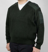 (1/17まで特価)フランス、ダークグリーン、コンバットセーター（ＵＳＥＤ）Ｓ１８Ｕ