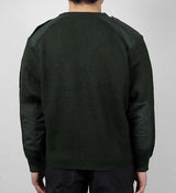 (1/17まで特価)フランス、ダークグリーン、コンバットセーター（ＵＳＥＤ）Ｓ１８Ｕ