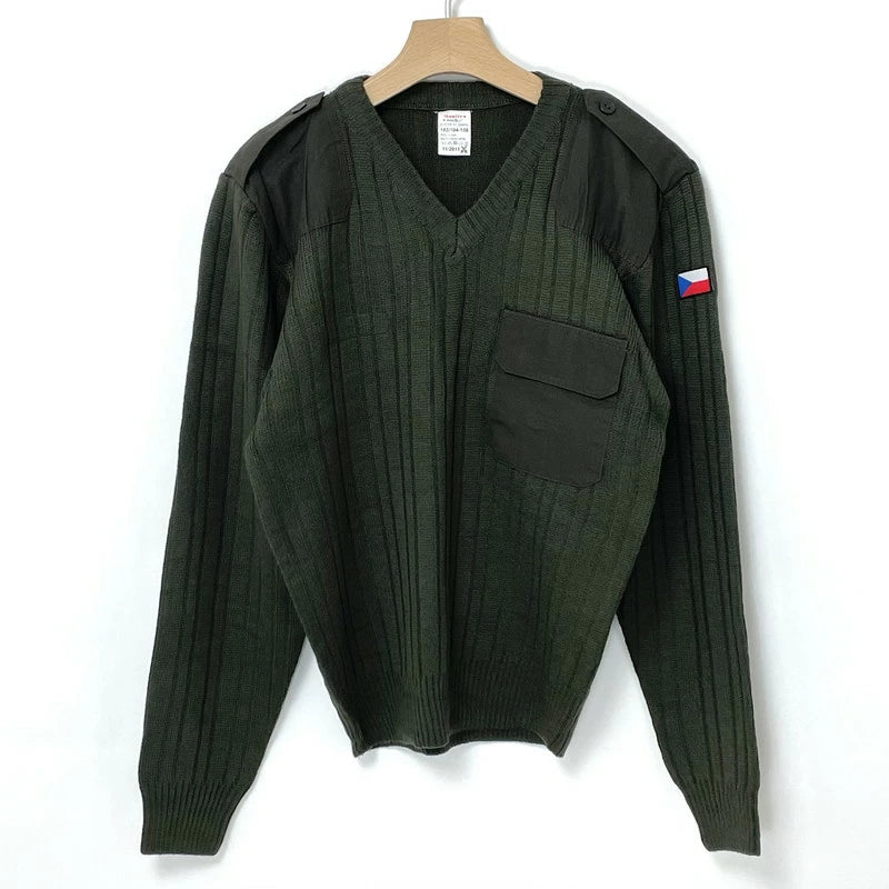 チェコ軍  M-97 Vネックセーター 新品 S20N=